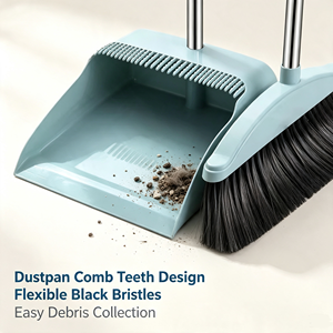 Ensemble balai et pelle Kalita moderne et durable pour la maison, avec manche long et poils moyens, vente directe usine, pour l'extérieur - Product Image 5