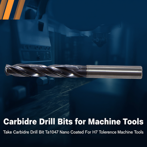 Foret en carbure Ttake Ta1047 avec revêtement nano pour machines-outils à tolérance H7 - Product Image 3