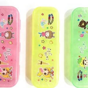 Étui à crayons personnalisé, nouveau modèle de dessin animé, pour les élèves du primaire, grande capacité, porte-crayons en plastique transparent, cadeau pour fille ou garçon - Product Image 6