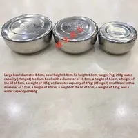Bol à riz en acier inoxydable personnalisé de style coréen, écologique, avec couvercle, pour la cuisson à la vapeur et le kimchi, pour utilisation en cuisine de restaurant