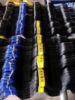 L'usine vend directement le fil de zigzag de fil de wiggle enduit de longueur de 6 pieds pour le verrouillage de film de maison de poly