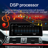 Qualcomm Android Wireless Carplay Auto pour BMW Série 3/4 F30 F31 F32 F33 F34 F36 Lecteur vidéo de voiture GPS Navigation Multimédia