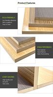 Nouvelle Arrivée 2026 – Panneau MDF mélaminé E0 de 18 mm, design rustique haut de gamme, placage bois stratifié, résistant à l'humidité, pour meubles