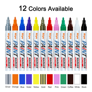 <span class=keywords><strong>ปากกา</strong></span>ทำเครื่องหมายยาง12สี<span class=keywords><strong>ปากกา</strong></span>ทำเครื่องหมายตามกลิ่นน้ำมันปากกาเขียนสีถาวรปากกากันน้ำสำหรับภาพวาดหินยาง<span class=keywords><strong>รถยนต์</strong></span>โลหะ - Product Image 2