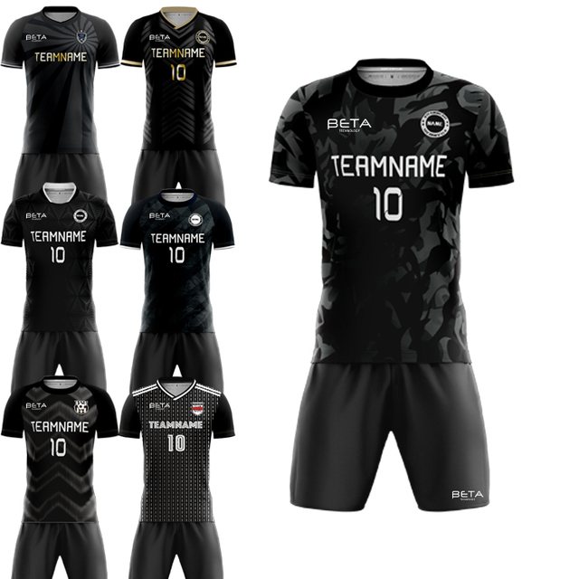 Free Prints $0 Soccer Jersey Sublimation Soccer Wear for Men's Football Shirts Custom Football Sportswear Soccer Team Uniform