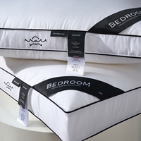 Meilleure Vente Oreillers et Coussins en Plumes d'Oie, Housses de Coussin en Soie, Oreillers de Lit de Luxe pour Hôtels (Tailles King et Queen), Rembourrage Doux en Plumes