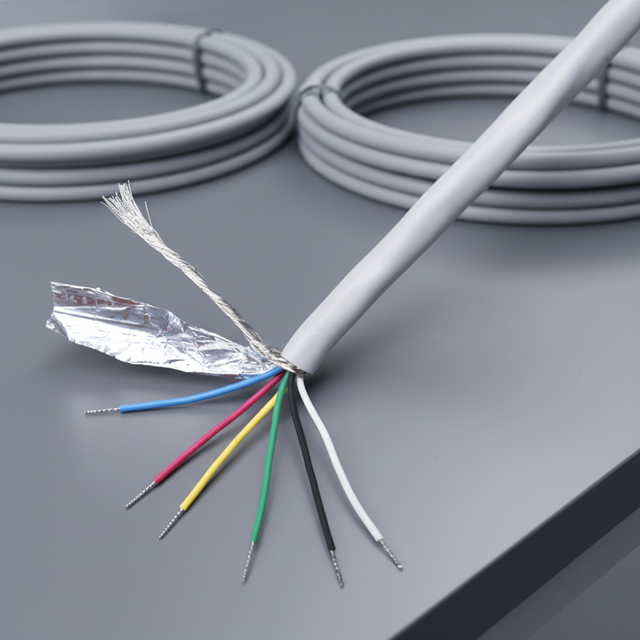2C 4C 6C Multi Core Cable 18awg 20awg 22awg 24awg 26awg 28awg Tinned Copper Shielded Control Cable