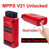Meilleur outil de réglage de puces MPPS V18 version déverrouillée à vie, MPPS V21 avec puce complète et câble Breakout Tricore, programmeur ECU OBD2