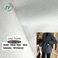 Tissu en daim brossé à chevrons 100 % polyester 190 GSM, imperméable, pour empeignes de chaussures et doublures de sacs
