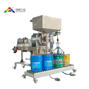 Semi Automatic Liquid Filling Machine Volumetric Barrel Packing And Filling Machine Paint Bucket Filling Machine