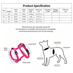 Correa de pecho para perros con asa de cuero en forma de I, transfronteriza, para perros pequeños, medianos y grandes, con cuerda de tracción antideslizante y cadena para perros - Product Image 3