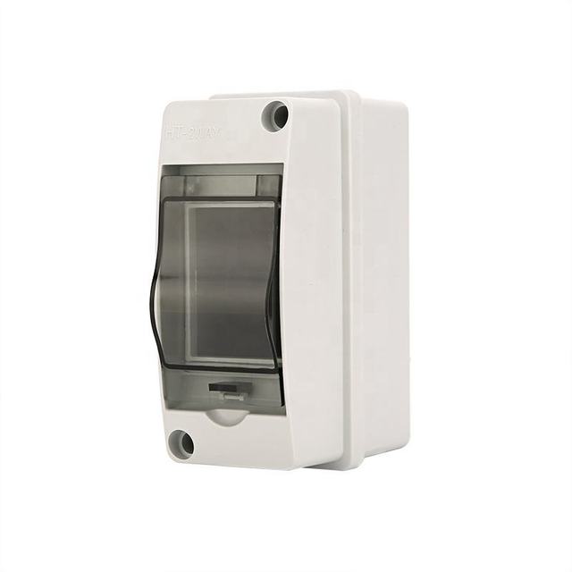 Lihon IP65 HT-2Way ABS Body PC Cover Electrical Distribution Box Waterproof 63A MCB Power Electronics Instrument Enclosure