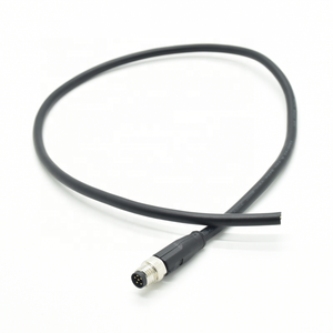 M8 kết nối cáp <span class=keywords><strong>6</strong></span> <span class=keywords><strong>pin</strong></span> IP67 không thấm nước đúc tròn hàng không thẳng nam cắm kết nối Nhà cung cấp - Product Image 2