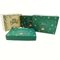 Boîte d'expédition en carton ondulé économique pour emballage de cadeaux de Noël, vêtements, chaussettes et sous-vêtements