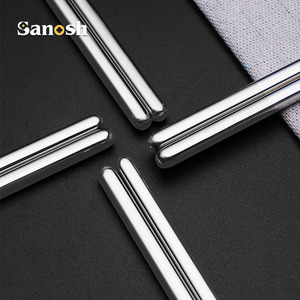 Sanosh thanh lịch cao cấp 304 thép không gỉ đũa chống trượt thiết kế chất lượng cao và bền cho nhà hàng khách sạn sử dụng - Product Image 6