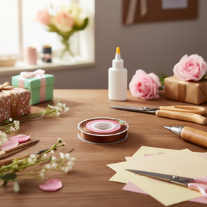 ริบบิ้น 2.5 ซม. 15 หลา สีน้ำตาลมะรอน - Product Image 2