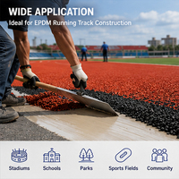 Colle liante PU pour granulés de caoutchouc EPDM, piste d'athlétisme, revêtement sportif, adhésif polyuréthane