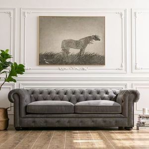 <span class=keywords><strong>Canapé</strong></span> de salon moderne en cuir véritable Chesterfield de style rétro américain de haute qualité, brun <span class=keywords><strong>chocolat</strong></span>, sectionnel 3 places, écologique - Product Image 5