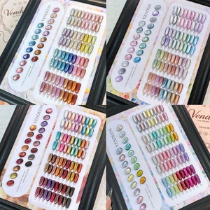 Vernis à ongles gel œil de chat en verre de 36 couleurs, petite ampoule, satiné, scintillant, cristal, couleur bonbon, art des ongles, vernis gel œil de chat - Product Image 2