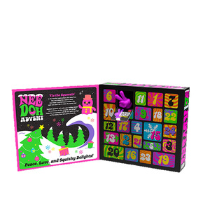 Calendario de Adviento Antiestrés NeeDoh de 24 Compartimentos con Accesorios Aleatorios, Juguete Sensorial de Venta Caliente Transfronteriza - Product Image 6