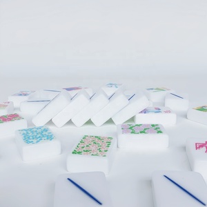 Factory Direct Wholesale 1.44 Inch Luxury Crisp White Acrylic American Mahjong Tiles, Mahjong Set (160 Tiles) for <strong>Entertainment</strong> - Product Image 3