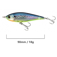 Top Right PE070 90mm 18g Stickbait Leurres Eau Salée Naufrage Stickbait Hochet Stickbaits Naufrage Crayon Leurres
