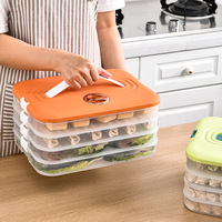 Récipients de stockage d'aliments empilables XJH avec couvercles bonnes boîtes de stockage de boulettes scellées pour les techniques d'injection de cuisine retour à l'école