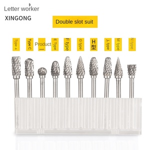 Dao phay thép vonfram cấp công nghiệp với đầu mài đôi 3mm 3*6 máy mài kim loại điện tập tin quay - Product Image 4