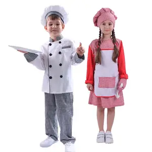 厨房角色扮演制服烹饪帽厨师职业日儿童职业服装HCBC-052