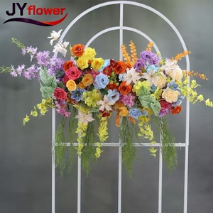 JY <span class=keywords><strong>โครง</strong></span><span class=keywords><strong>เหล็ก</strong></span>สแตนเลสแบบโค้งสีทองหรูหราสำหรับงานแต่งงานหรืองานอื่นๆราคาถูก - Product Image 3