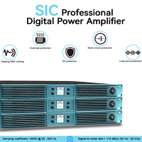 Amplificateur Paulkitson PK435 SIC 2 Ohms 4 canaux, amplificateur de puissance 4x3500W, amplificateur de puissance audio haute résolution de classe D professionnel
