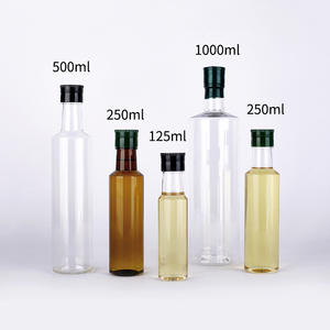 Environmentally Friendly Plastic <strong>Container</strong> <strong>PP</strong> Lid Cooking Oil Cans 1000ml Round Transparent Empty Sauce Vinegar PET Bottles 1L - Product Image 6