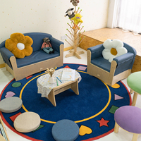 Meubles préscolaires au design classique et durable, canapé deux places pour enfants