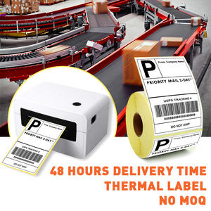 Etiqueta de transferencia térmica de vela Semi brillante 58x39Mm Etiqueta adhesiva de papel térmico - Product Image 4