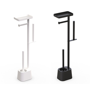 Accessori da bagno da pavimento in acciaio inossidabile a parete spazzola per <span class=keywords><strong>carta</strong></span> <span class=keywords><strong>porta</strong></span> asciugamani con supporto per telefono - Product Image 3