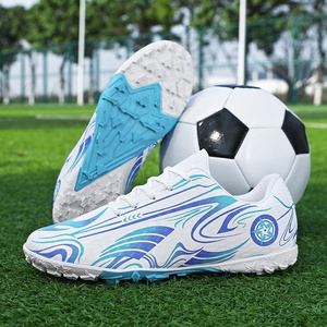 Douchuan Nouvelles Chaussures de Football Antidérapantes pour Enfants Unisexe Professionnelles Entraînement Sportif Baskets Basses Jeunesse Tige PVC Semelle TPR - Product Image 3