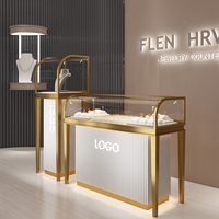 Vitrine à bijoux en verre, vitrine à bijoux, vitrine à bijoux