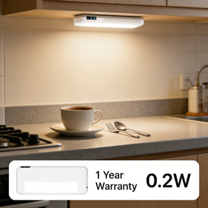 Modern <b>LED</b> Drawer <b>Lights</b> Motion Sensor 4-Piece Cabinet Lighting Closets Indoor Use Vibration 5V Rechargeable Battery <b>Magnetic</b> - Product Image 4