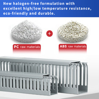 Goulotte de câblage en aluminium PVC WBO, résistante à la chaleur, ignifuge UL94-V0, sans halogène, résistante aux UV, haute résistance