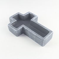 Pot en ciment, design personnalisé, léger, petit pot circulaire, boîtes en béton et en fibre de verre pour pots de fleurs et jardinières