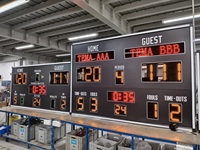Mini/büyük Elektronik Basketbol Skor Tahtası Led Ekranlı Skor Tahtası Kriket/futbol/basketbol için