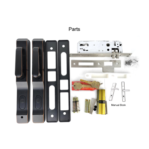 Ngoài trời cổng nhôm cửa cơ khí đẩy nút bàn phím Keyless nhập cửa khóa cho sân - Product Image 5