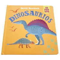स्पेनिश संस्करण डेविड Hawcock बच्चों पॉप-अप Dinosaurios गतिविधि पुस्तक 3d पॉप अप डायनासोर पुस्तक बच्चों के लिए