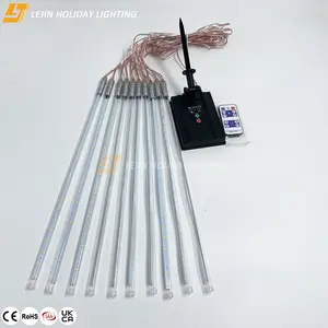 Lampes solaires en vogue pour l'extérieur éclairage de fête éclairage led pluie de météores pour la décoration du camping - Product Image 1
