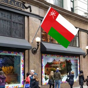 Bandera de Omán de poliéster de 3x5 pies a precio económico y bandera nacional con dos ojales - Product Image 2