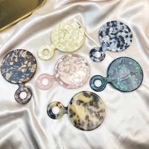 กระจกแต่งหน้าอะซิเตทแบบขายส่ง รูปหัวใจ รูปแมว กระจกพกพา กระจกแต่งหน้าขนาดเล็ก สั่งทำโลโก้ได้ - Product Image 1