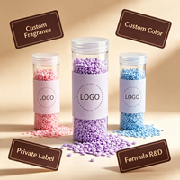 Private Label 100g Ecologische Wegwerp Geurkorrels 7 Kleuren Gemengd Kledinggeurversterker OEM Korrels Gemengd Fruit Fris