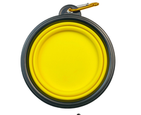 Bol d'eau pliable en Silicone pour chien de voyage, logo personnalisé 1 pièce