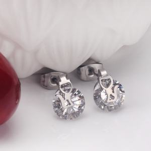 Parures de bijoux pas chères en acier inoxydable, bijoux de marque, ensembles de mode avec strass pour femmes - Product Image 6