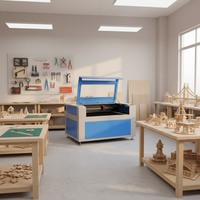 Nouvelle machine d'impression laser numérique automatique au CO2 pour papier/MDF/plastique/caoutchouc/acrylique/contreplaqué/cuir/verre